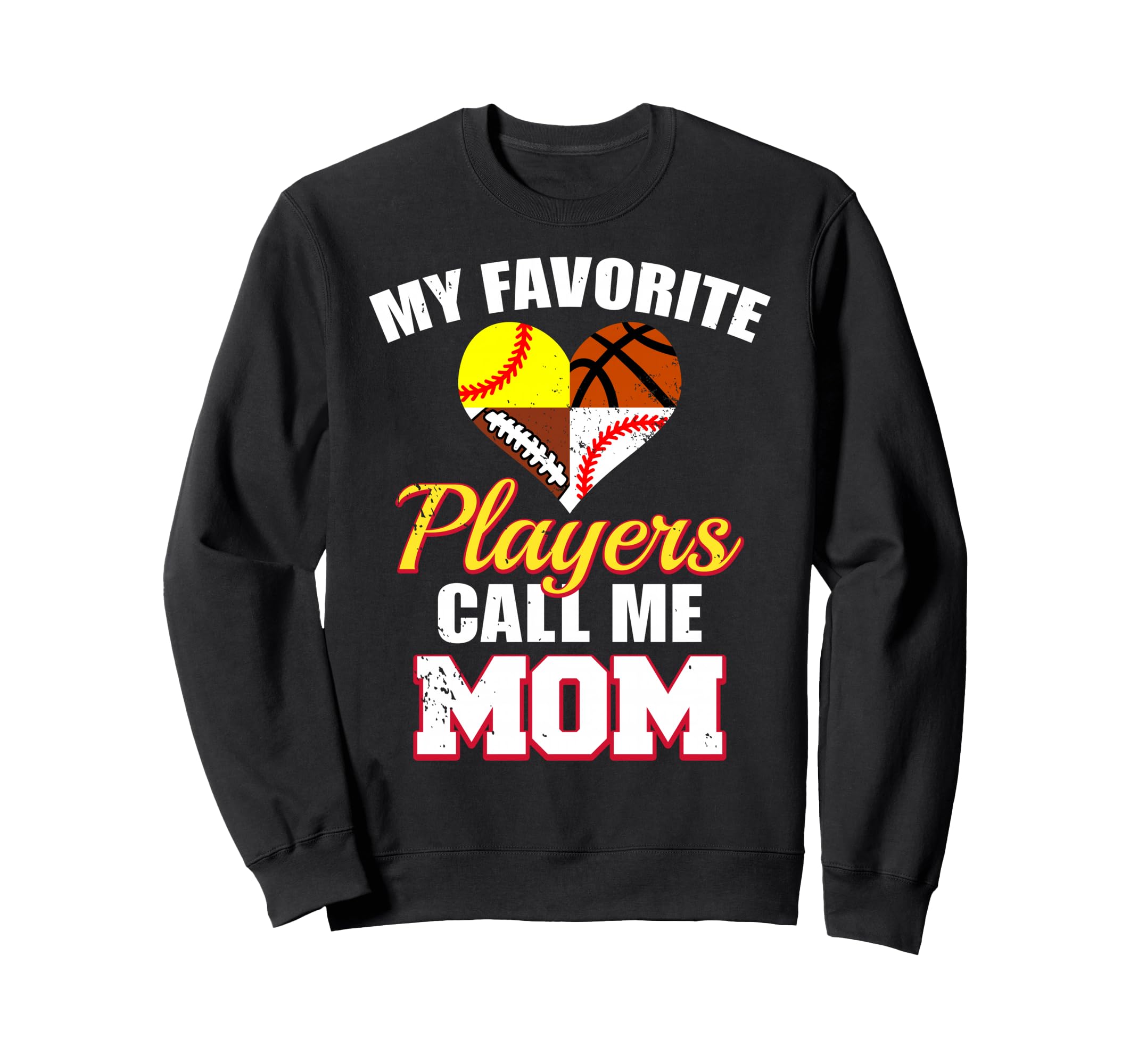 My Favorite Player Mom Football Sweatshirt - Unique Graphic for Adults - T-Shirt, Sweatshirt, Hoodie