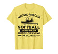 Weekend Forecast Softball No Chance House T-Shirt - Unique Graphic Unisex - T-Shirt, Sweatshirt, Hoodie