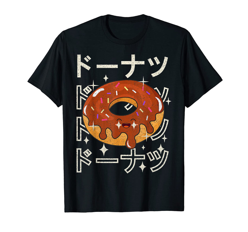 Funny 90S Japanese Kawaii Donut T-Shirt - Casual Everyday Wear for Adults - T-Shirt, Sweatshirt, Hoodie