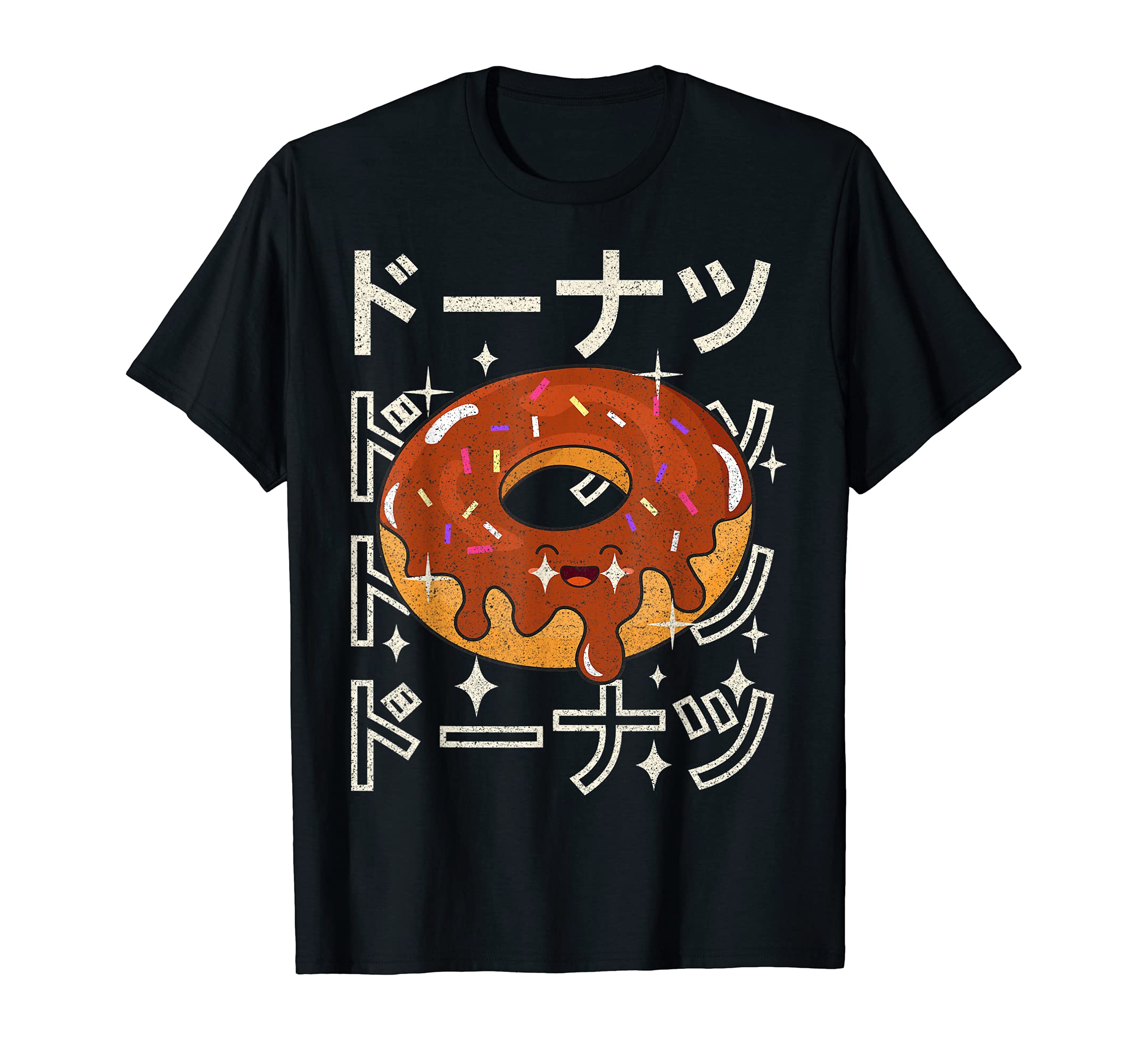Funny 90S Japanese Kawaii Donut T-Shirt - Casual Everyday Wear for Adults - T-Shirt, Sweatshirt, Hoodie
