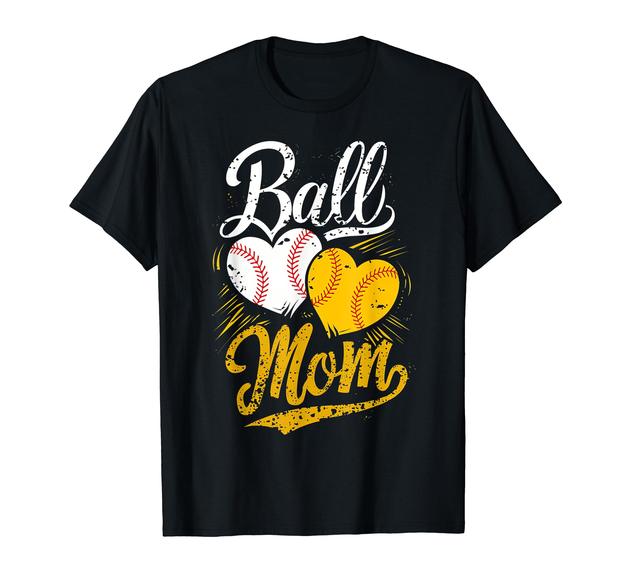 Funny Ball Mom Softball Baseball Gifts T-Shirt - Fun Novelty Design Unisex - T-Shirt, Sweatshirt, Hoodie