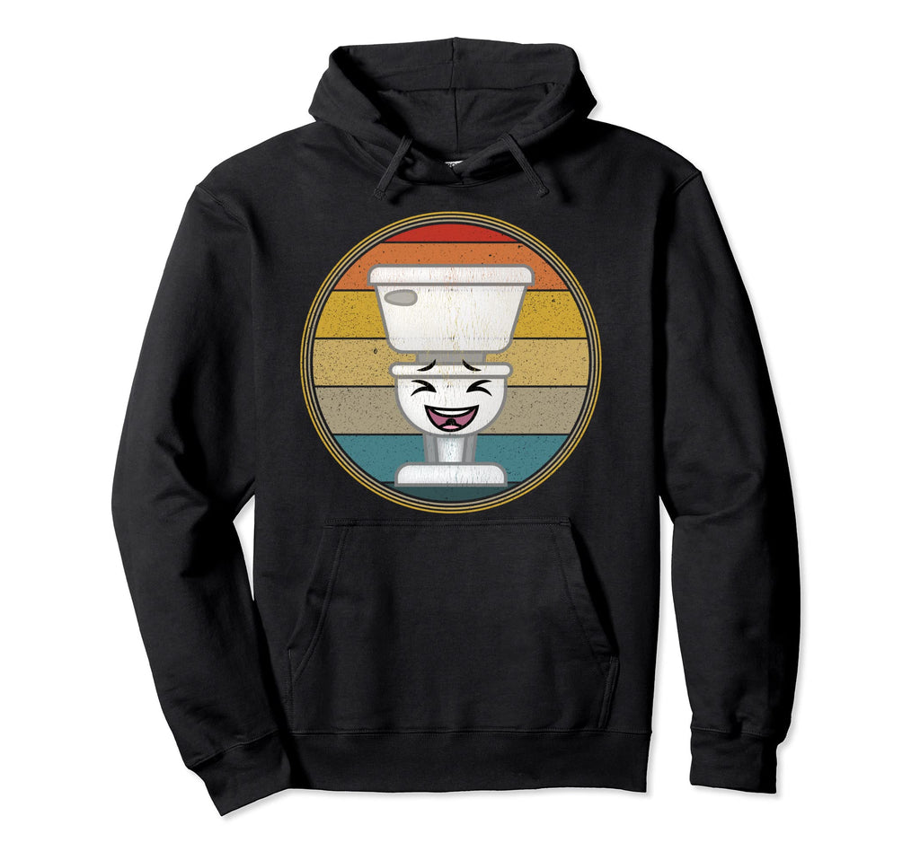 Laughing Distressed Hoodie - Minimalist Print Men Women - T-Shirt, Sweatshirt, Hoodie