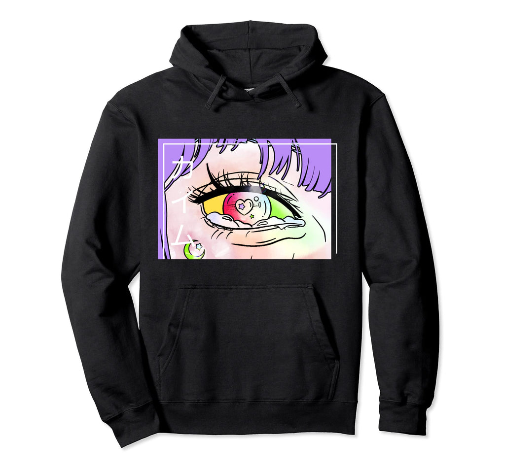Sad Aesthetic Vaporwave Goth Manga Anime Hoodie - Novelty Apparel Unisex - T-Shirt, Sweatshirt, Hoodie