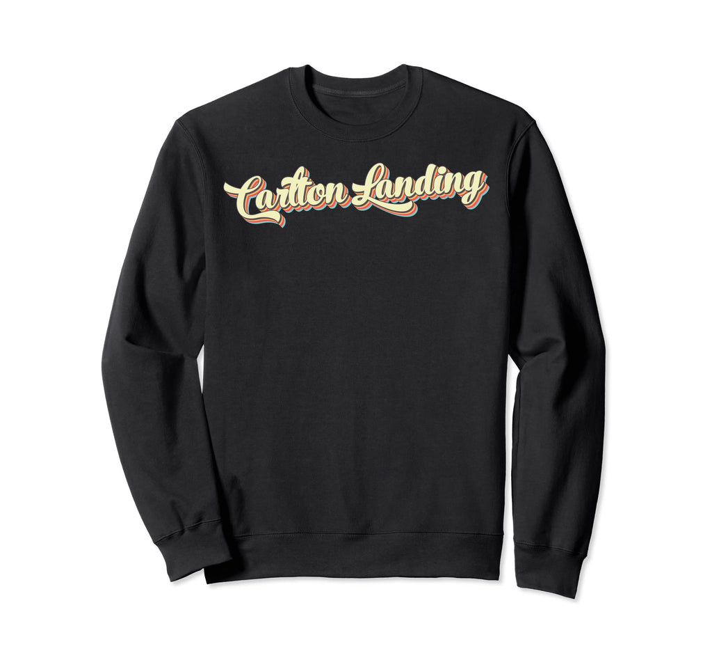 Carlton Landing Art Baseball Font Sweatshirt - Casual Everyday Wear Unisex - T-Shirt, Sweatshirt, Hoodie