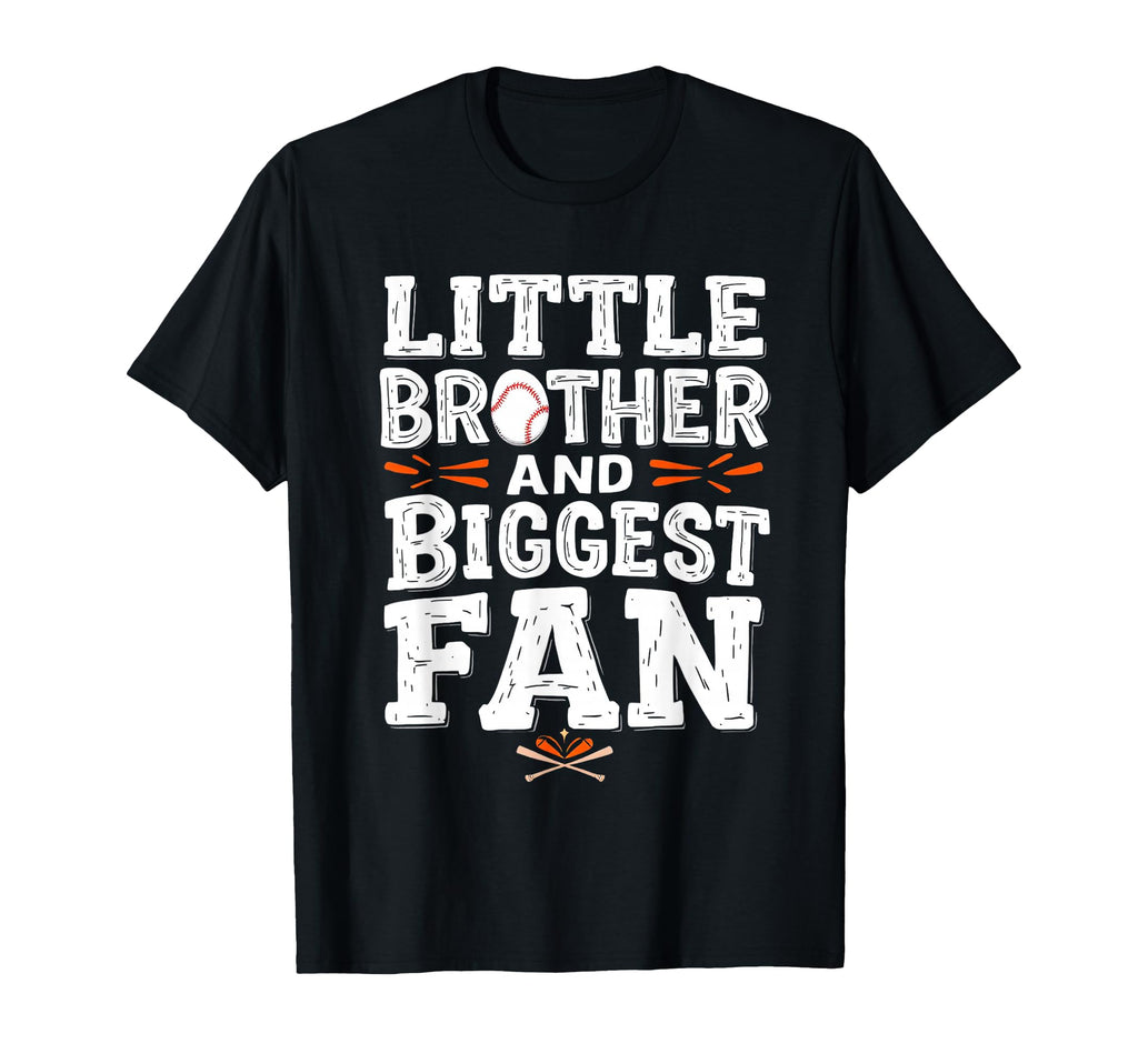 Little Brother And Biggest Fan Little T-Shirt - Novelty Apparel Men Women - T-Shirt, Sweatshirt, Hoodie