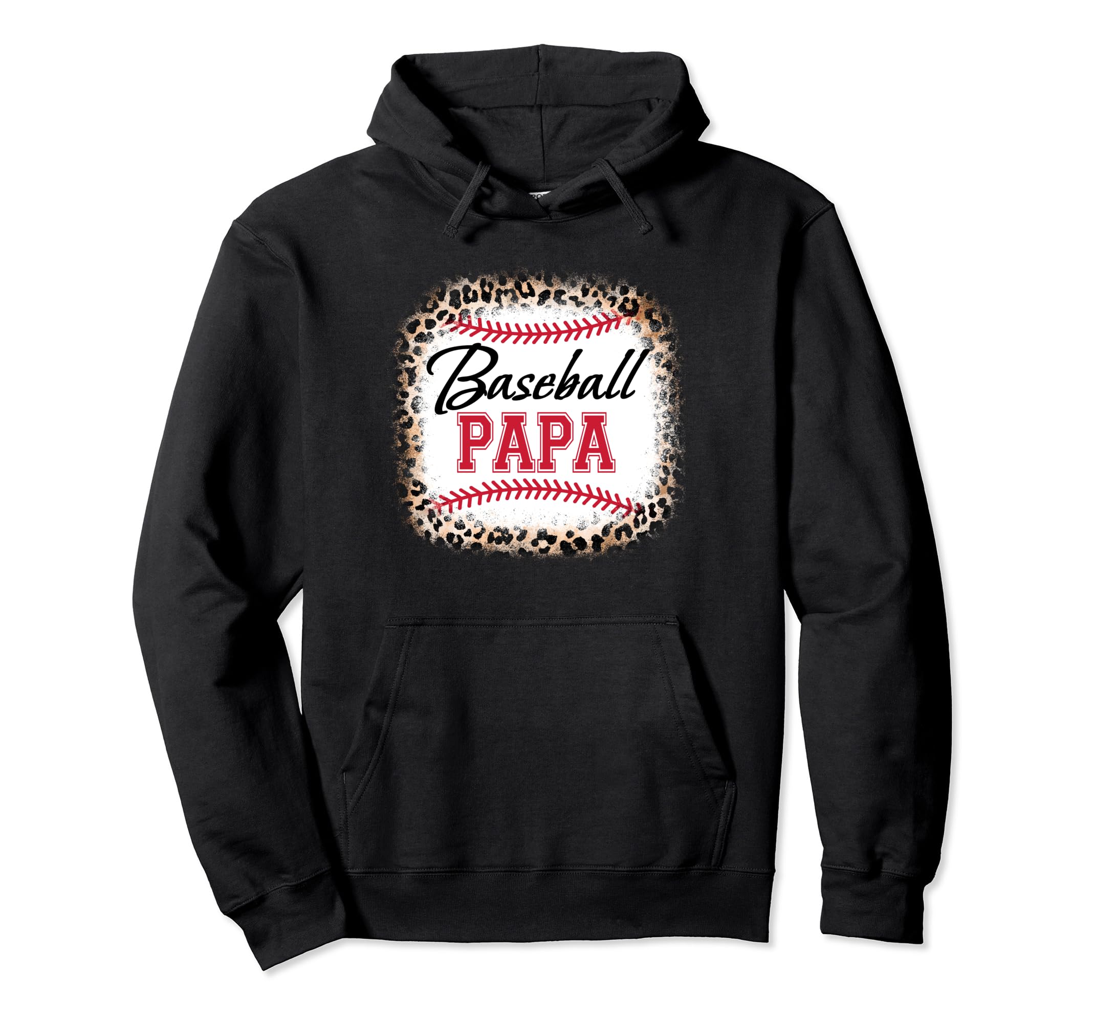 Baseball Dad Papa Fathers Day Hoodie - Minimalist Print for Adults - T-Shirt, Sweatshirt, Hoodie