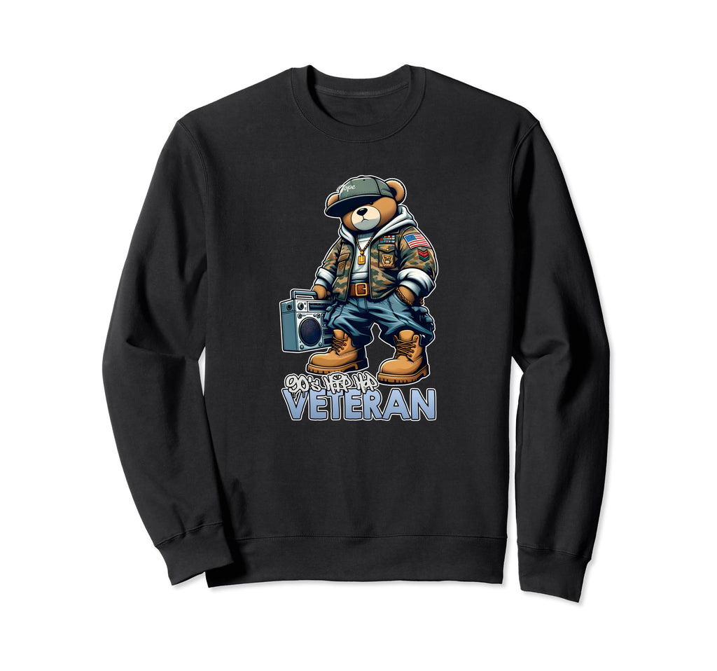90S Hip Hop Veteran Dope Gift Old Sweatshirt - Unique Graphic for Adults - T-Shirt, Sweatshirt, Hoodie