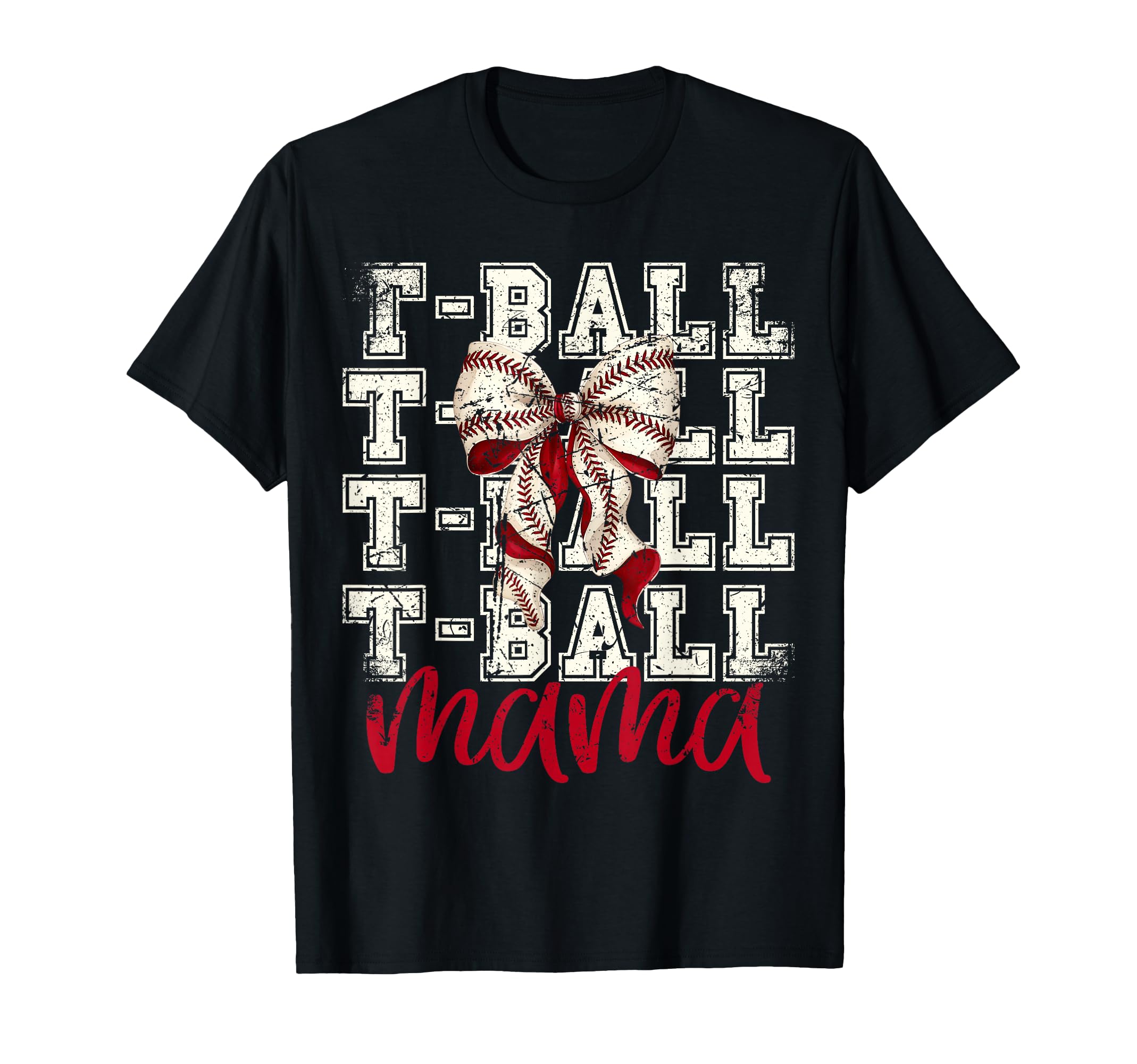 Tball Mama Teeball T Ball Coquette T-Shirt - Aesthetic Graphic Men Women - T-Shirt, Sweatshirt, Hoodie