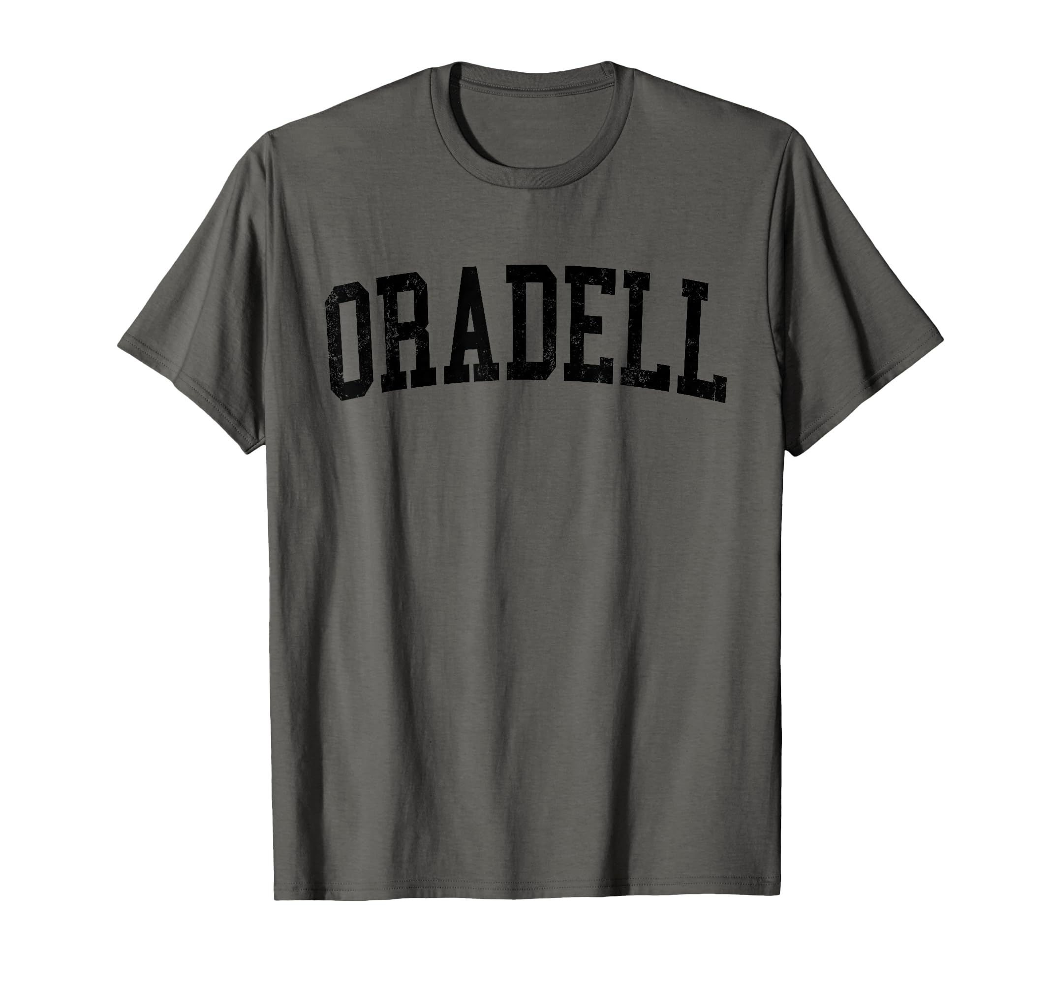 Oradell Nj Distressed Black Varsity T-Shirt - Graphic Print Unisex - T-Shirt, Sweatshirt, Hoodie