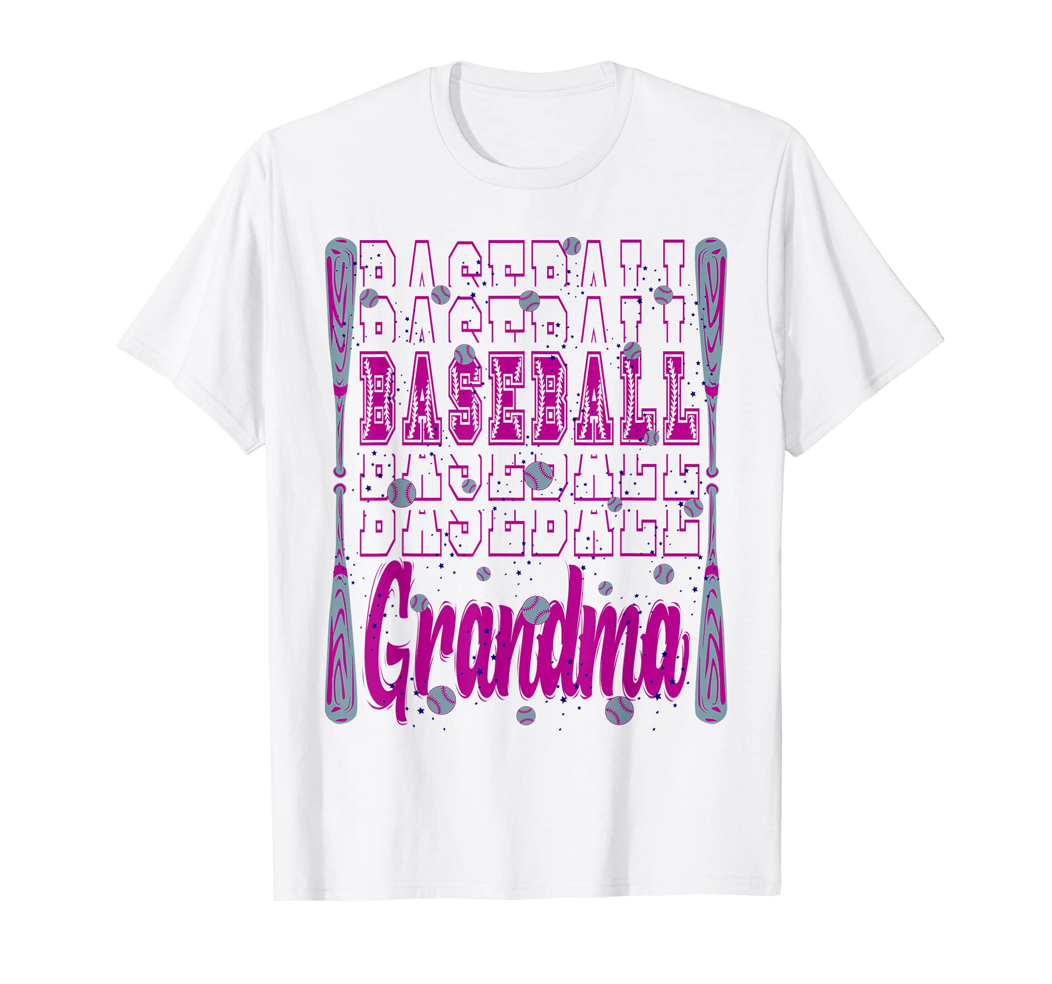 Grandmother Baseball Grandma Baseball T-Shirt - Minimalist Print Men Women - T-Shirt, Sweatshirt, Hoodie