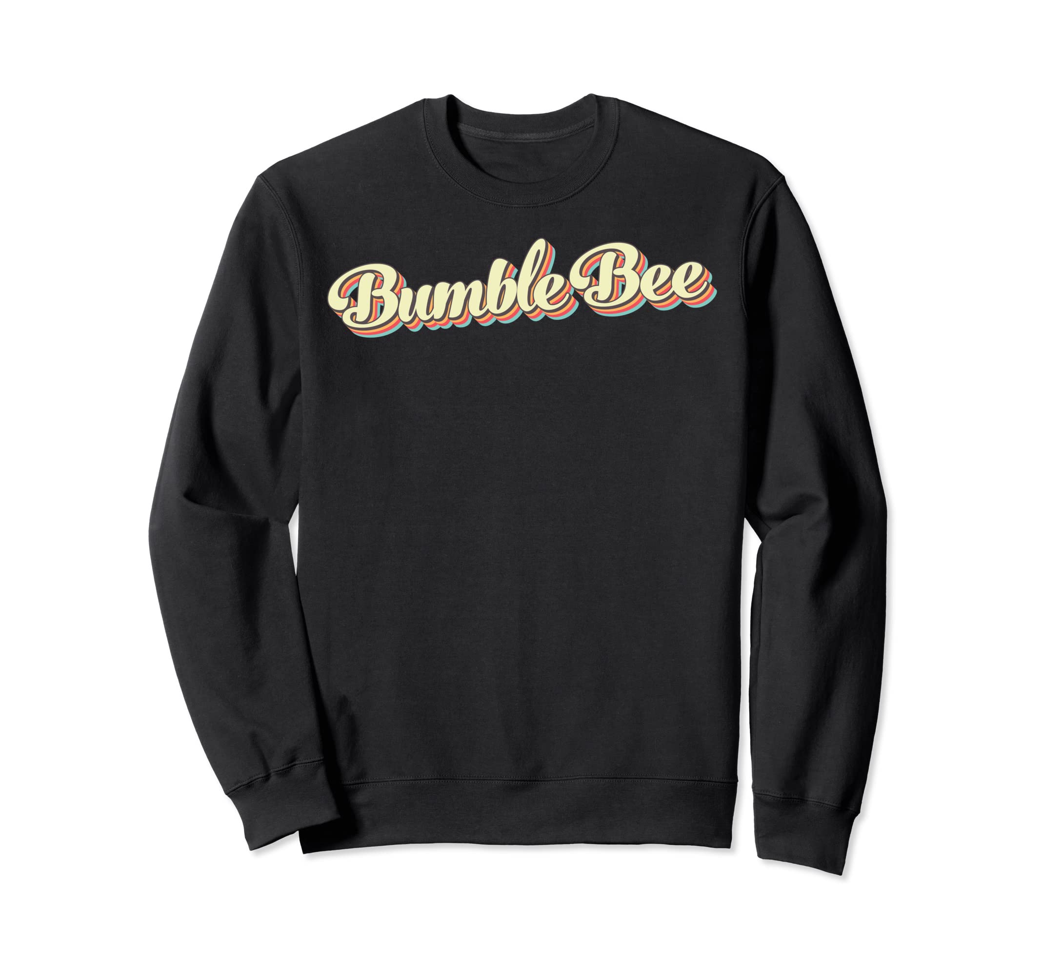 Bumble Bee Art Baseball Font Sweatshirt - Fun Novelty Design Unisex - T-Shirt, Sweatshirt, Hoodie