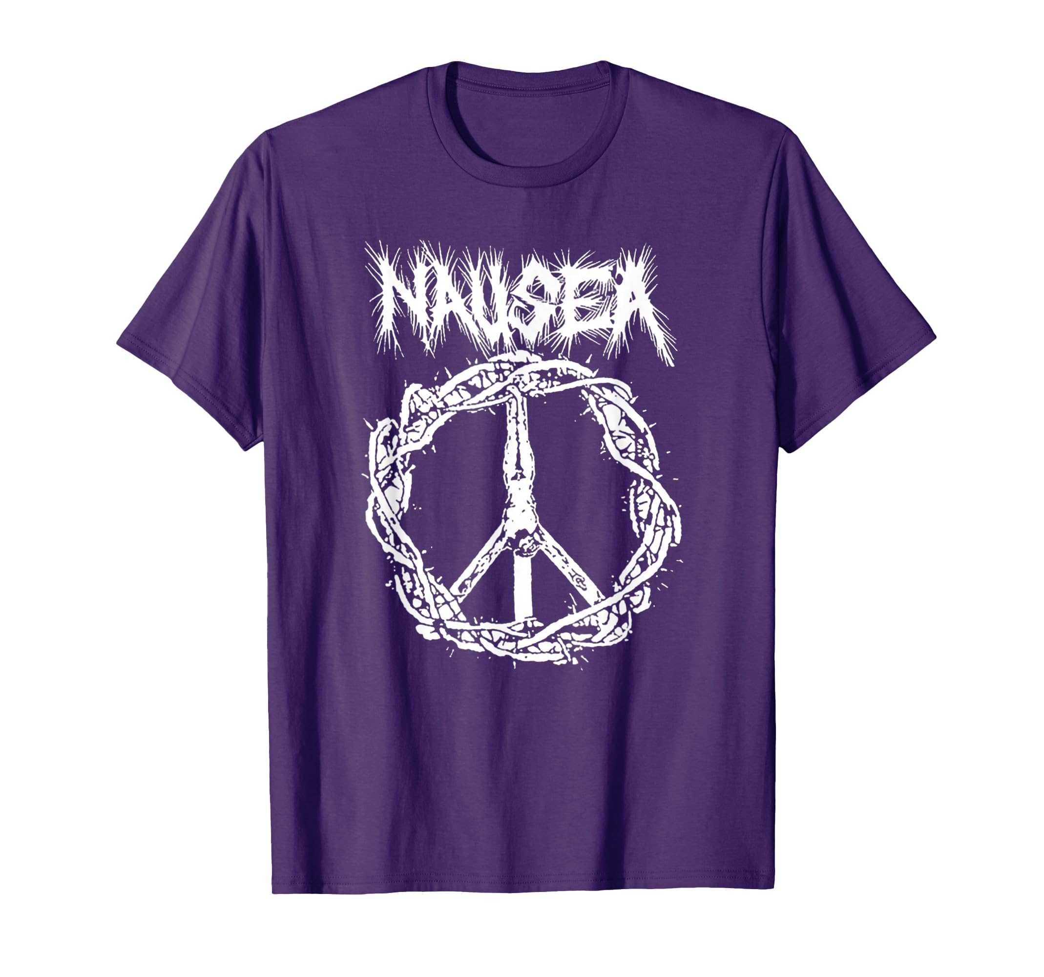 Nausea Christ Jesus Crown Nausea Band T-Shirt - Minimalist Print for Adults - T-Shirt, Sweatshirt, Hoodie