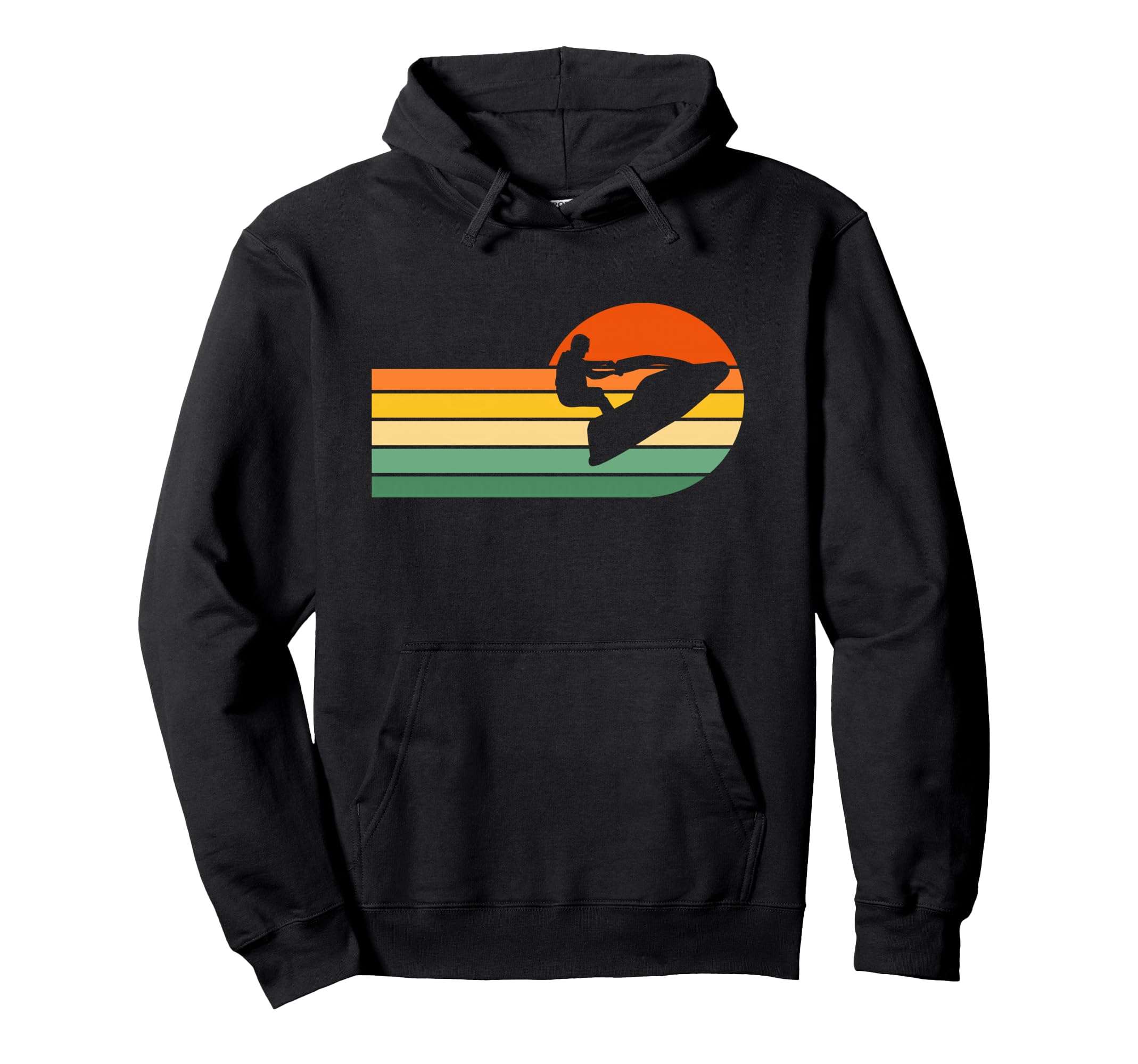 Water Sport Lover Jetski Sunset Hoodie - Custom Art Print Men Women - T-Shirt, Sweatshirt, Hoodie