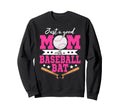 Just Good Mom Baseball Bat Sweatshirt - Aesthetic Graphic for Adults - T-Shirt, Sweatshirt, Hoodie