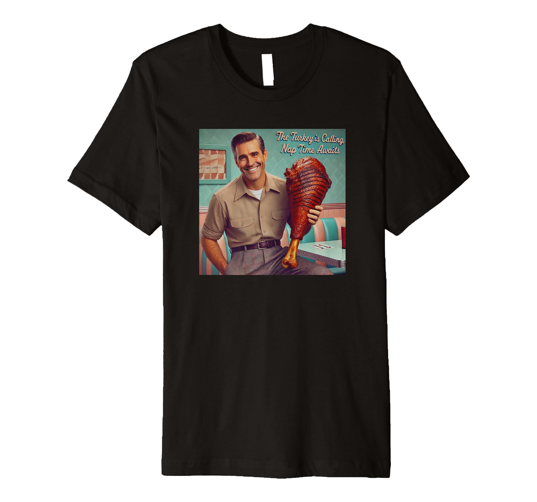 Funny Thanksgiving Dad Giant Turkey T-Shirt - Fun Novelty Design Men Women - T-Shirt, Sweatshirt, Hoodie