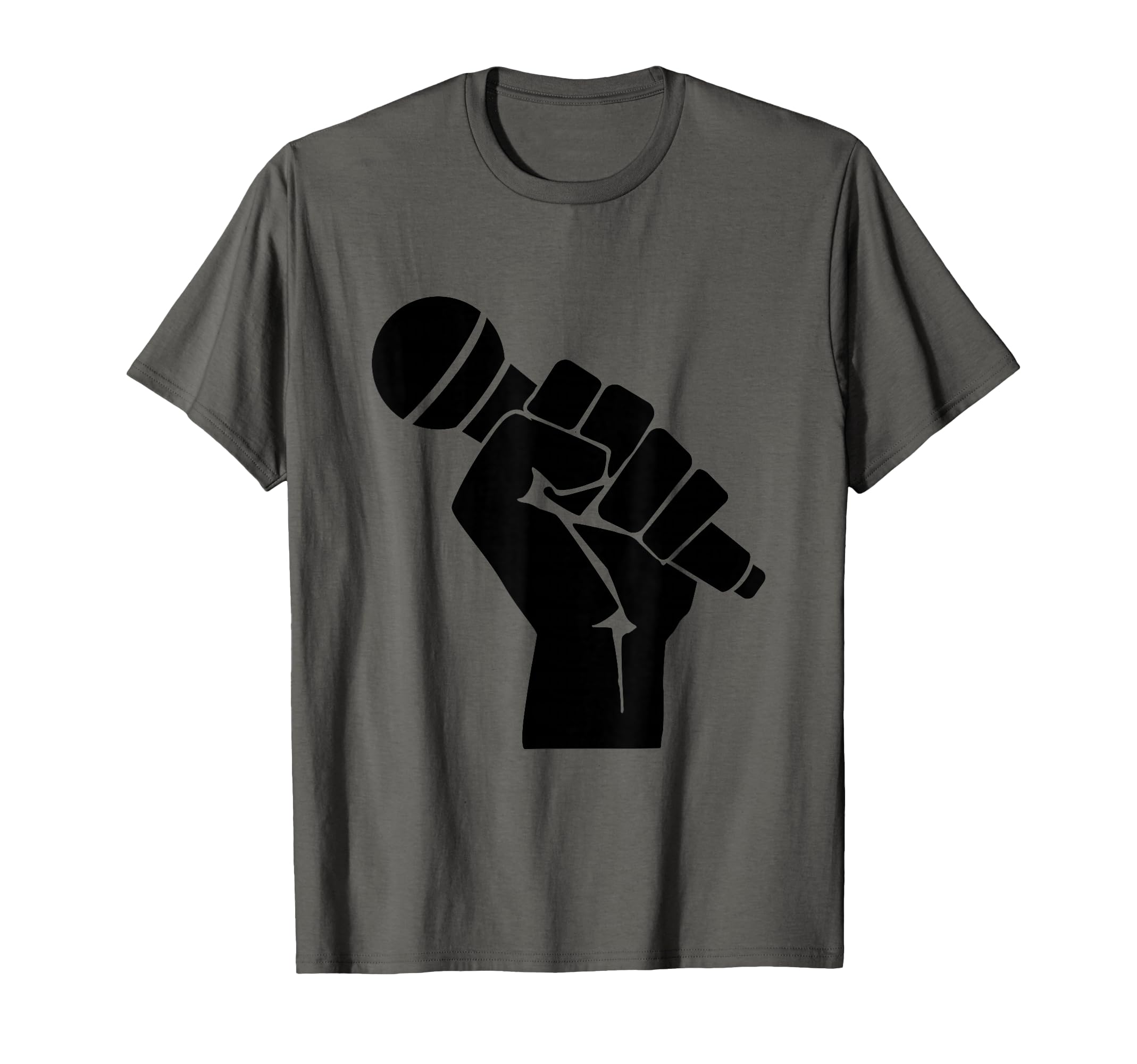Mic Raise Old School Hip Hop T-Shirt - Custom Art Print Men Women - T-Shirt, Sweatshirt, Hoodie