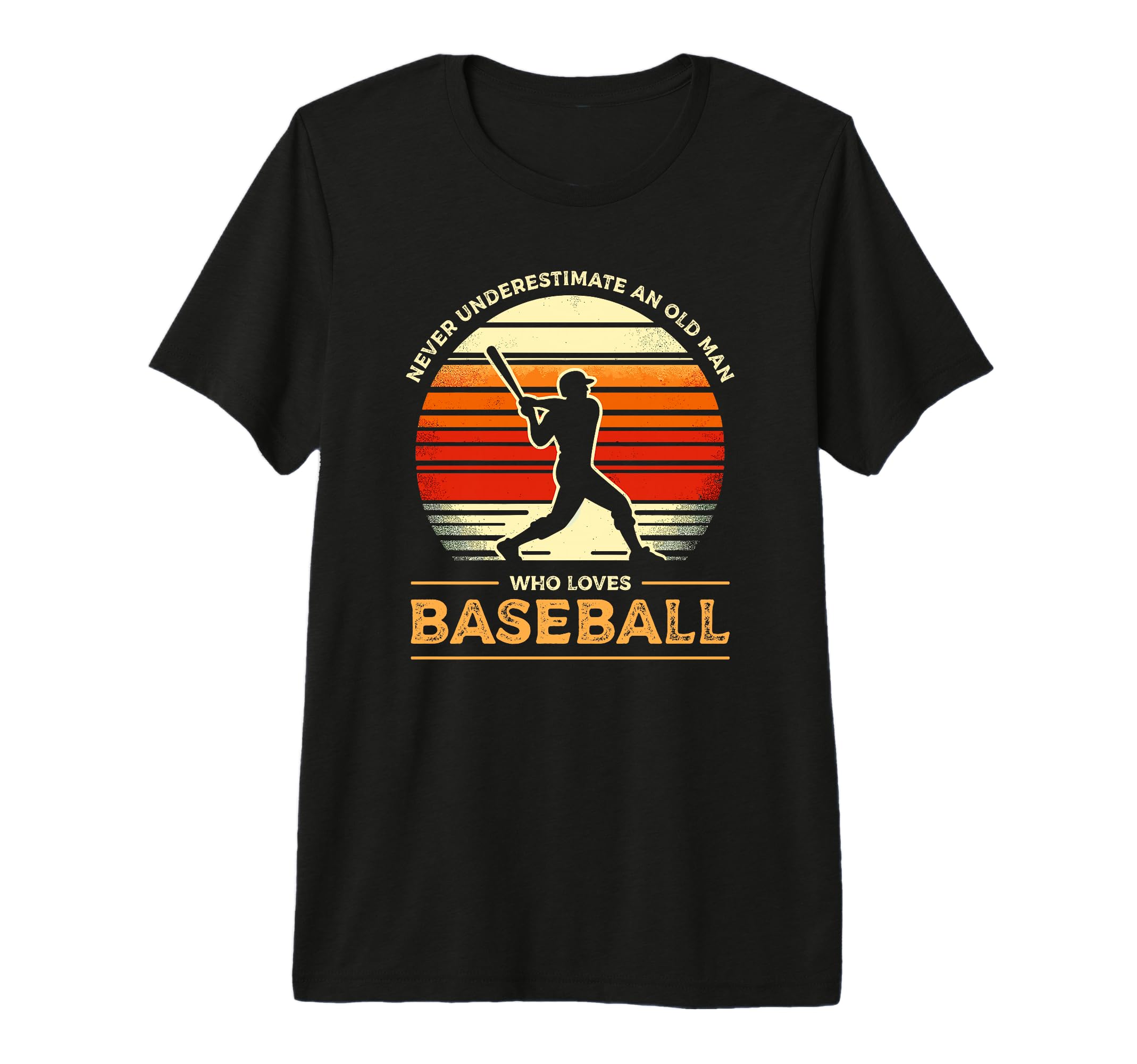 Mens Baseball Player Dad Grandpa T-Shirt - Trendy Graphic Men Women - T-Shirt, Sweatshirt, Hoodie