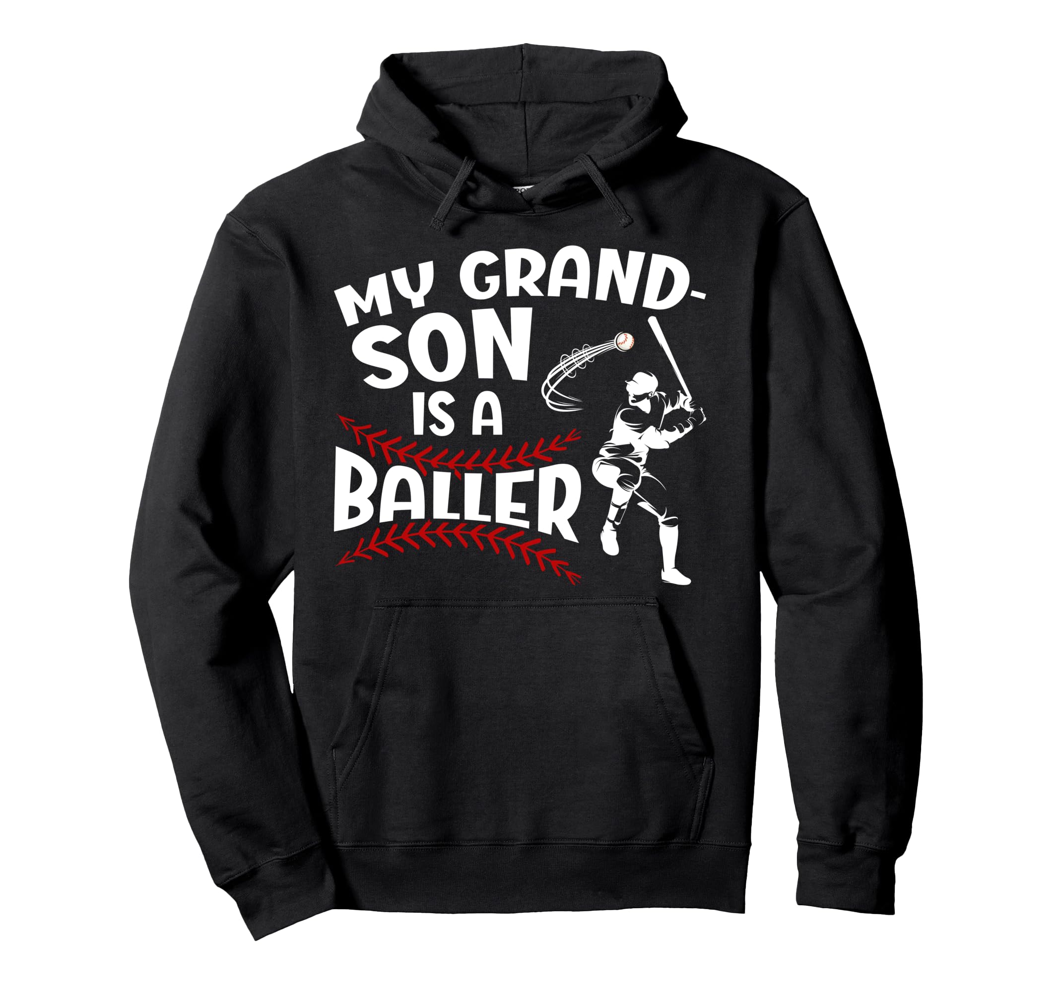 My Grandson Baseball Nana Baseball Hoodie - Streetwear Style Men Women - T-Shirt, Sweatshirt, Hoodie
