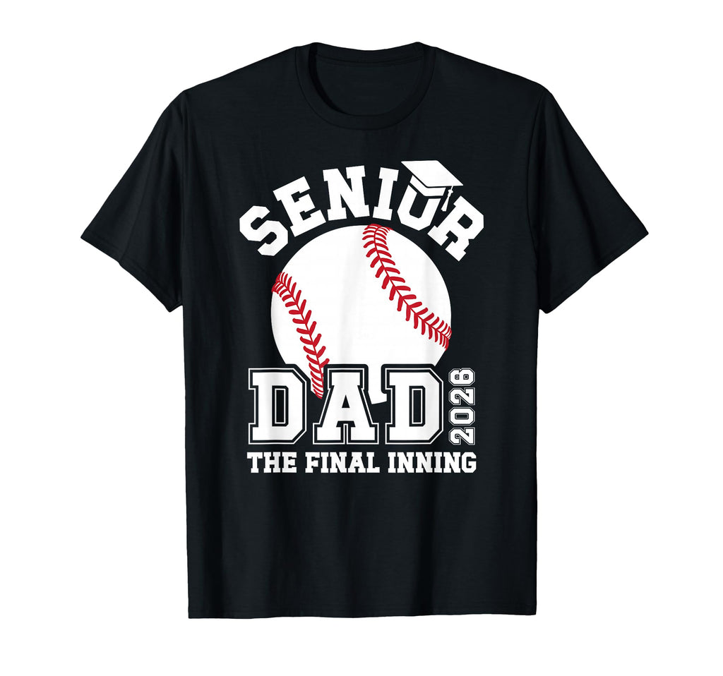 Baseball Senior Dad 2026 Proud T-Shirt - Custom Art Print for Adults - T-Shirt, Sweatshirt, Hoodie