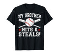 My Brother Funny Baseball Brother T-Shirt - Novelty Apparel Unisex - T-Shirt, Sweatshirt, Hoodie