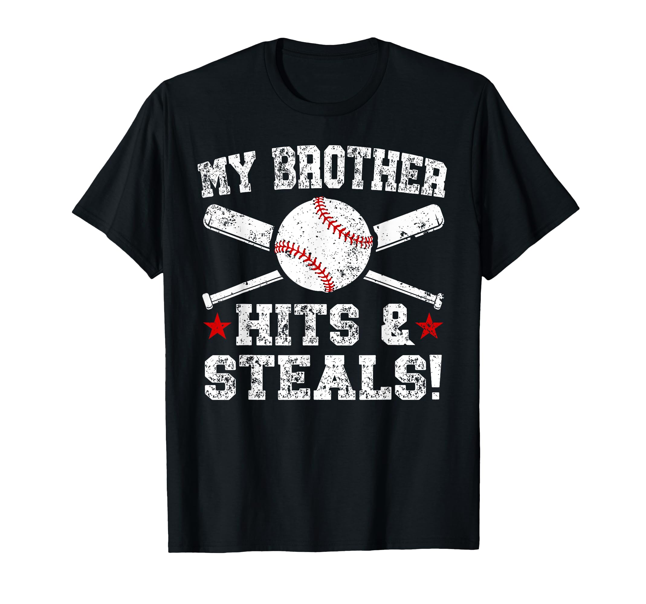 My Brother Funny Baseball Brother T-Shirt - Novelty Apparel Unisex - T-Shirt, Sweatshirt, Hoodie