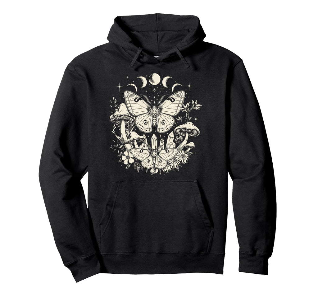 Butterfly Grunge Fairycore Therian Moth Hoodie - Trendy Graphic Men Women - T-Shirt, Sweatshirt, Hoodie