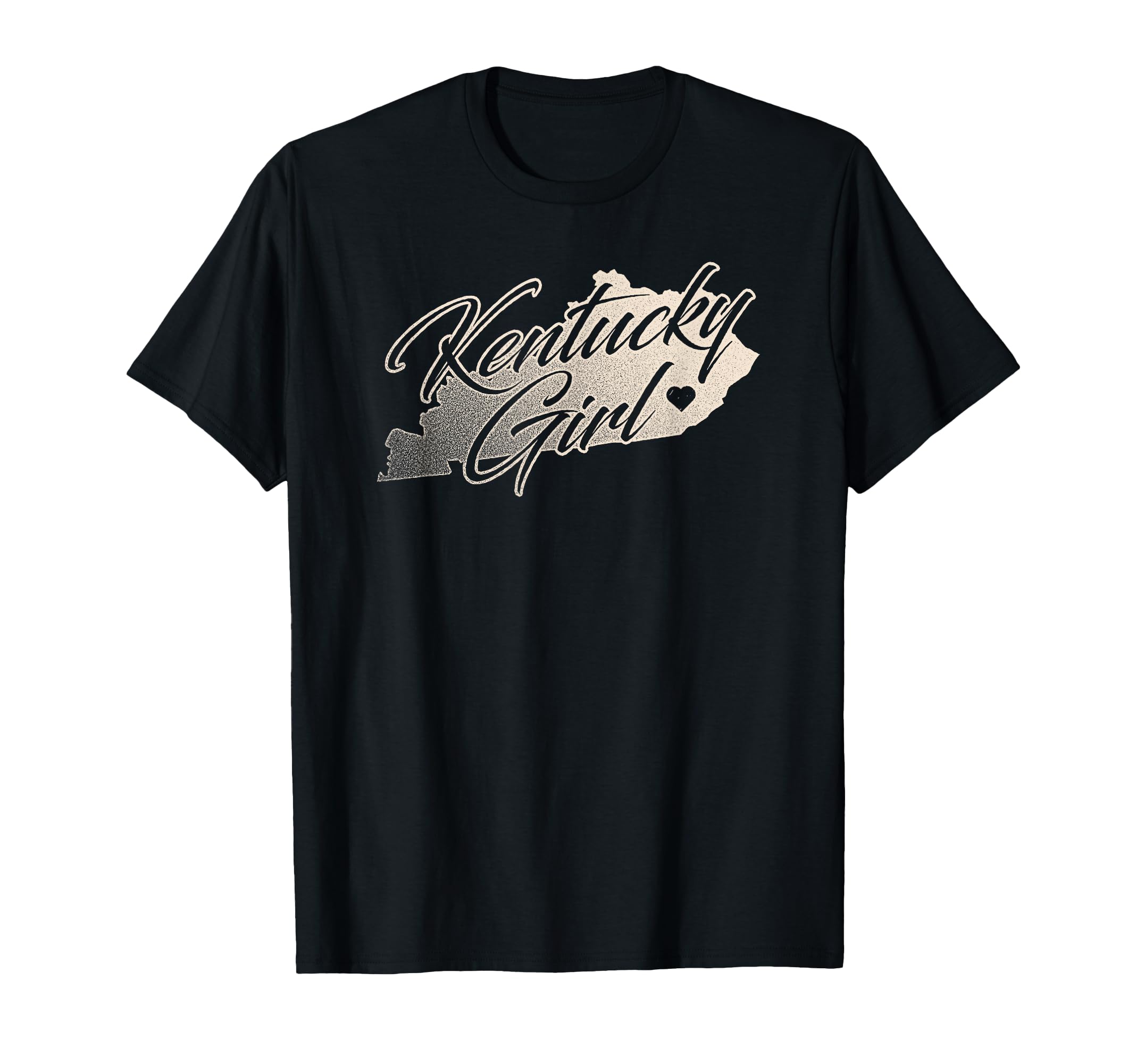Kentucky Distressed State Outline Womens T-Shirt - Novelty Apparel Unisex - T-Shirt, Sweatshirt, Hoodie