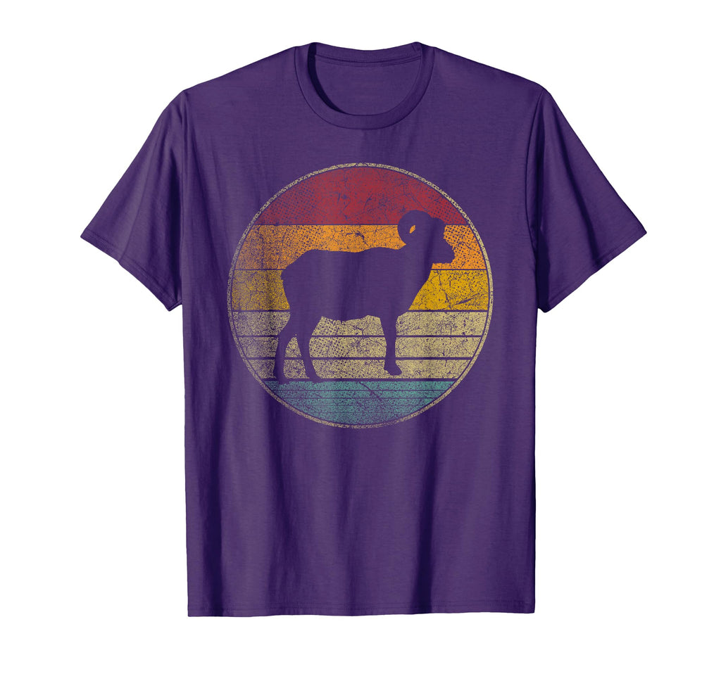 Big Horn Sheep Ram Goat Distressed T-Shirt - Casual Everyday Wear Men Women - T-Shirt, Sweatshirt, Hoodie