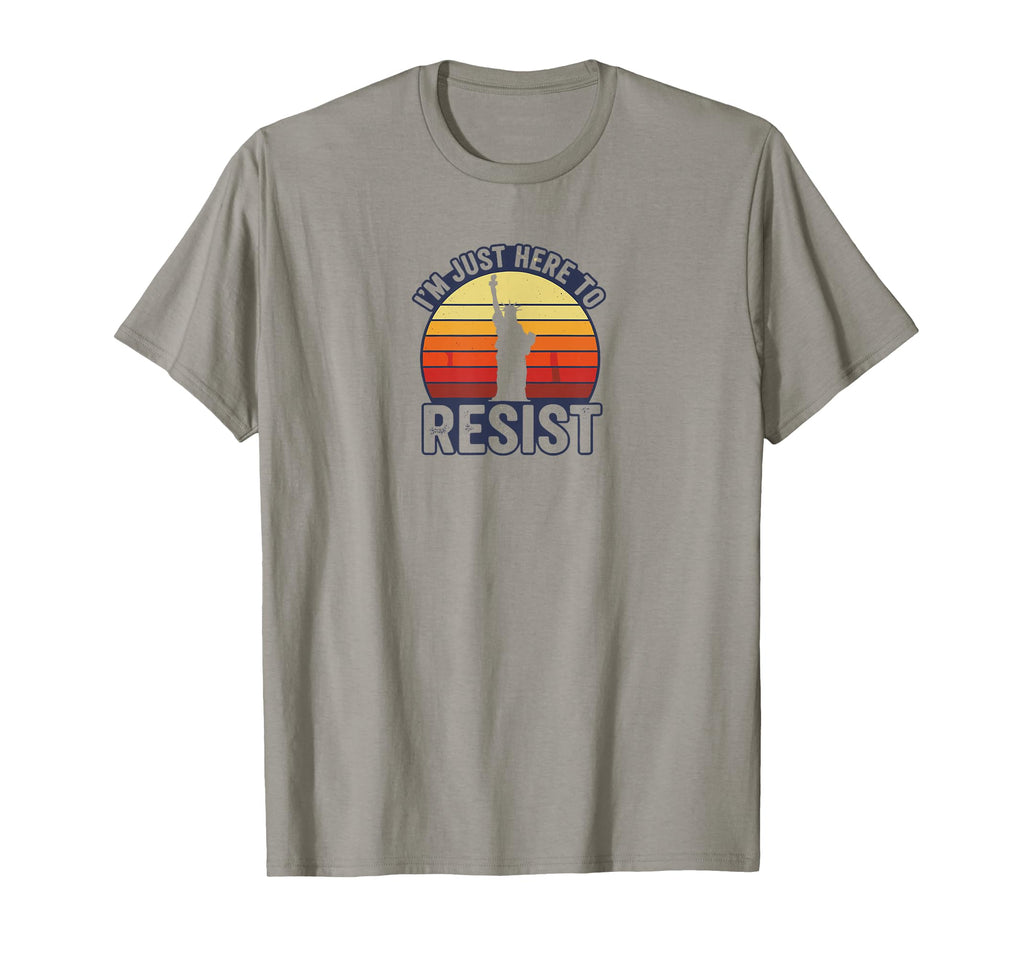Im Just Here To Resist Sunset T-Shirt - Graphic Print for Adults - T-Shirt, Sweatshirt, Hoodie