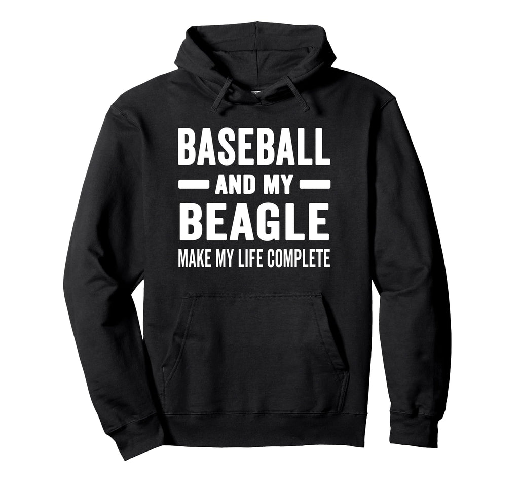 Baseball And My Beagle Mama Dog Hoodie - Fun Novelty Design for Adults - T-Shirt, Sweatshirt, Hoodie