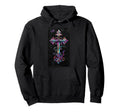Gothic Cross Grunge Aesthetic Y2K Goth Hoodie - Custom Art Print Unisex - T-Shirt, Sweatshirt, Hoodie