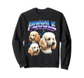 Poodle 80S Dog Lover Funny 90S Sweatshirt - Novelty Apparel for Adults - T-Shirt, Sweatshirt, Hoodie