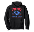 Dugout Social Club Proud Baseball Mom Hoodie - Streetwear Style Unisex - T-Shirt, Sweatshirt, Hoodie