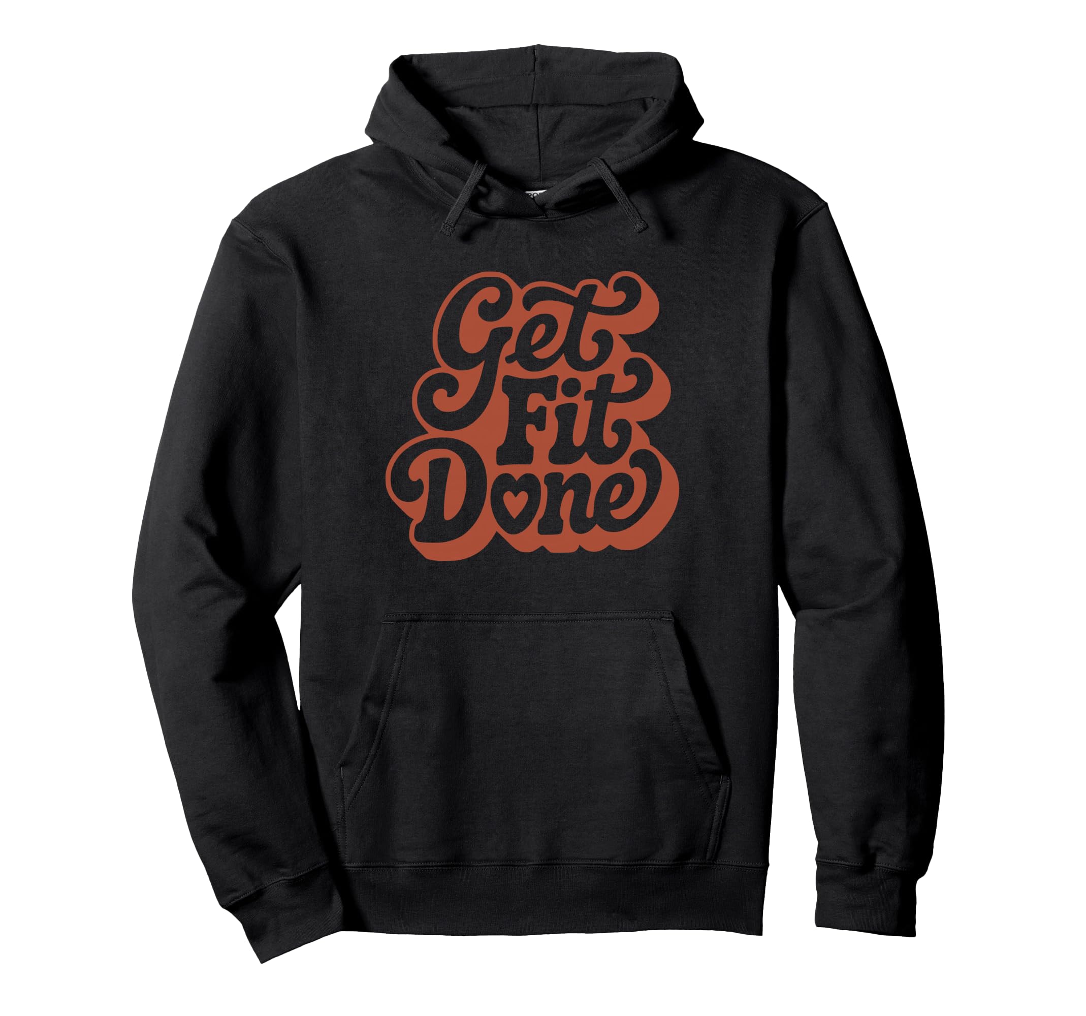 Groovy 3D Typography Workout Motivation Hoodie - Streetwear Style Unisex - T-Shirt, Sweatshirt, Hoodie