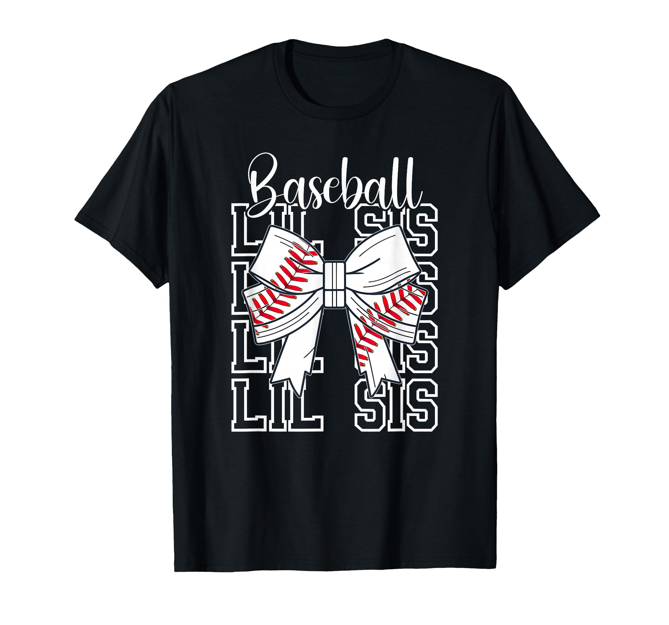 Baseball Lil Sis Baseball Little Sister T-Shirt - Trendy Graphic Unisex - T-Shirt, Sweatshirt, Hoodie