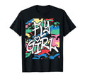 Fly 80S 90S Old School Camo B Hip Hop T-Shirt - Minimalist Print Men Women - T-Shirt, Sweatshirt, Hoodie