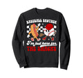 Baseball Brother Baseball Player Groovy Sweatshirt - Graphic Print Unisex - T-Shirt, Sweatshirt, Hoodie
