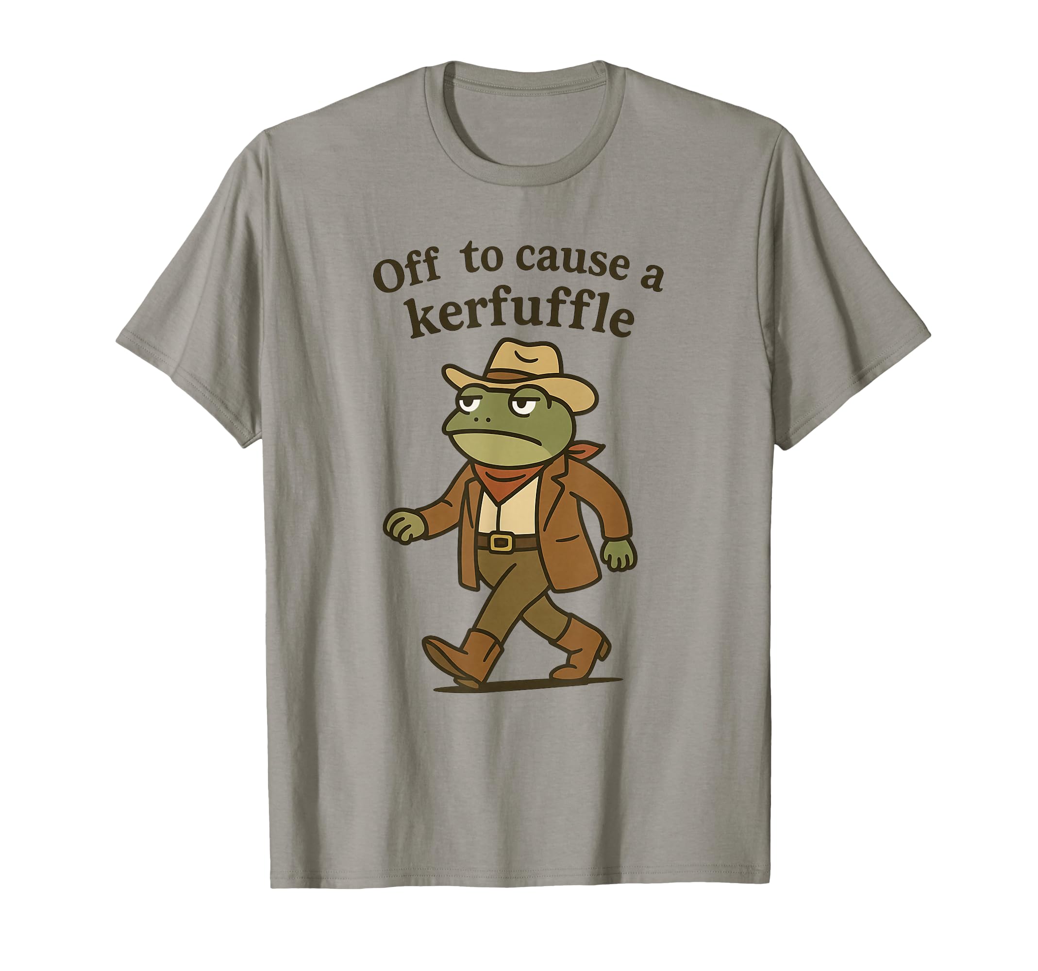 Off To Cause Kerfuffle Funny Cowboy T-Shirt - Aesthetic Graphic Men Women - T-Shirt, Sweatshirt, Hoodie