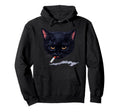 Grumpy Smoking Black Cat Y2K Vibe Hoodie - Streetwear Style for Adults - T-Shirt, Sweatshirt, Hoodie