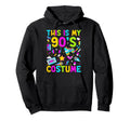 This Is My 90S Costume Nostalgic Mixtape Hoodie - Trendy Graphic Men Women - T-Shirt, Sweatshirt, Hoodie