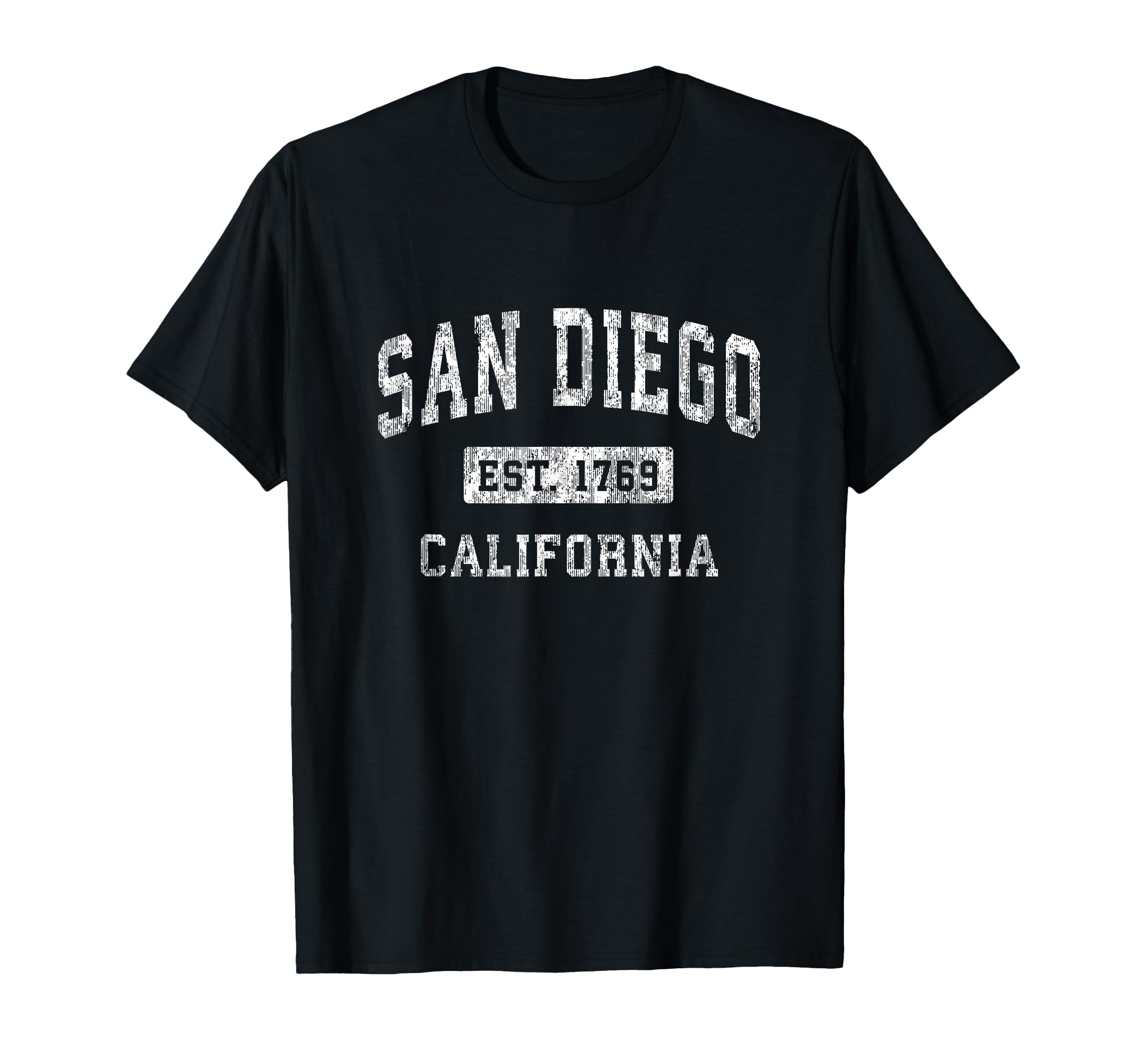 San Diego California Ca Established T-Shirt - Minimalist Print for Adults - T-Shirt, Sweatshirt, Hoodie