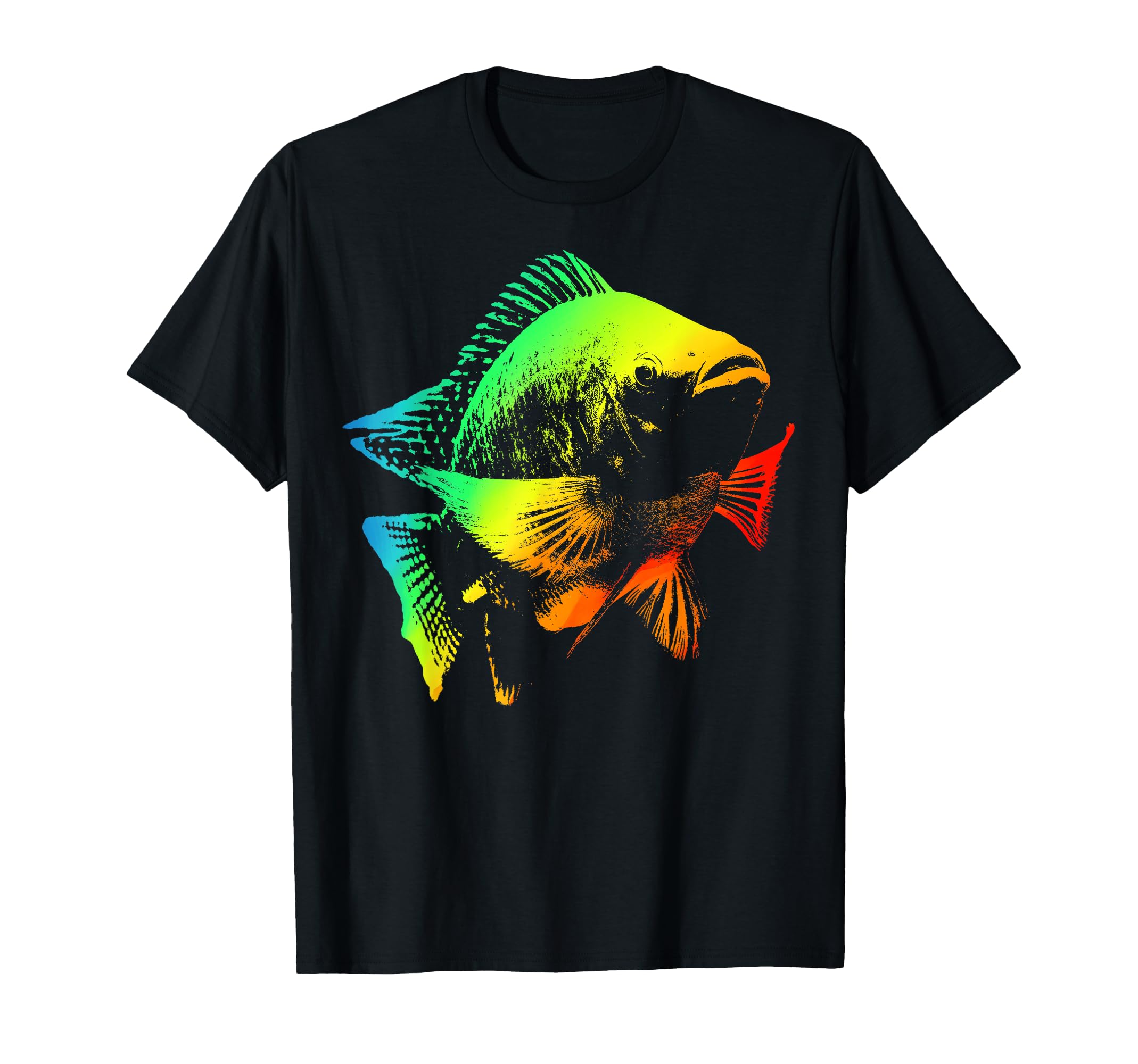 Tilapia Colorful Rainbow T-Shirt - Unique Graphic Unisex - T-Shirt, Sweatshirt, Hoodie
