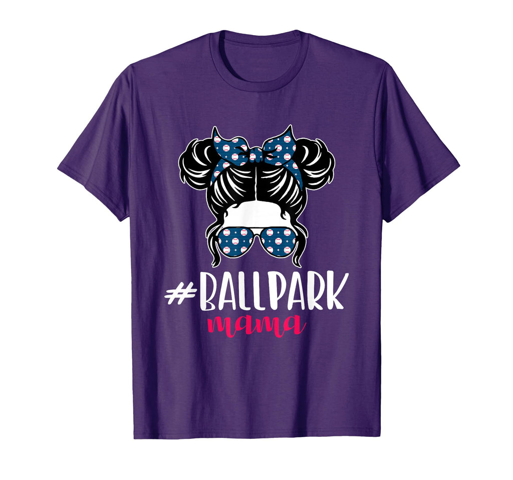 Ball Park Mama Baseball Softball T-Shirt - Casual Everyday Wear Men Women - T-Shirt, Sweatshirt, Hoodie