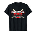 Baseball Dad Ready Game Day Fathers T-Shirt - Custom Art Print Men Women - T-Shirt, Sweatshirt, Hoodie