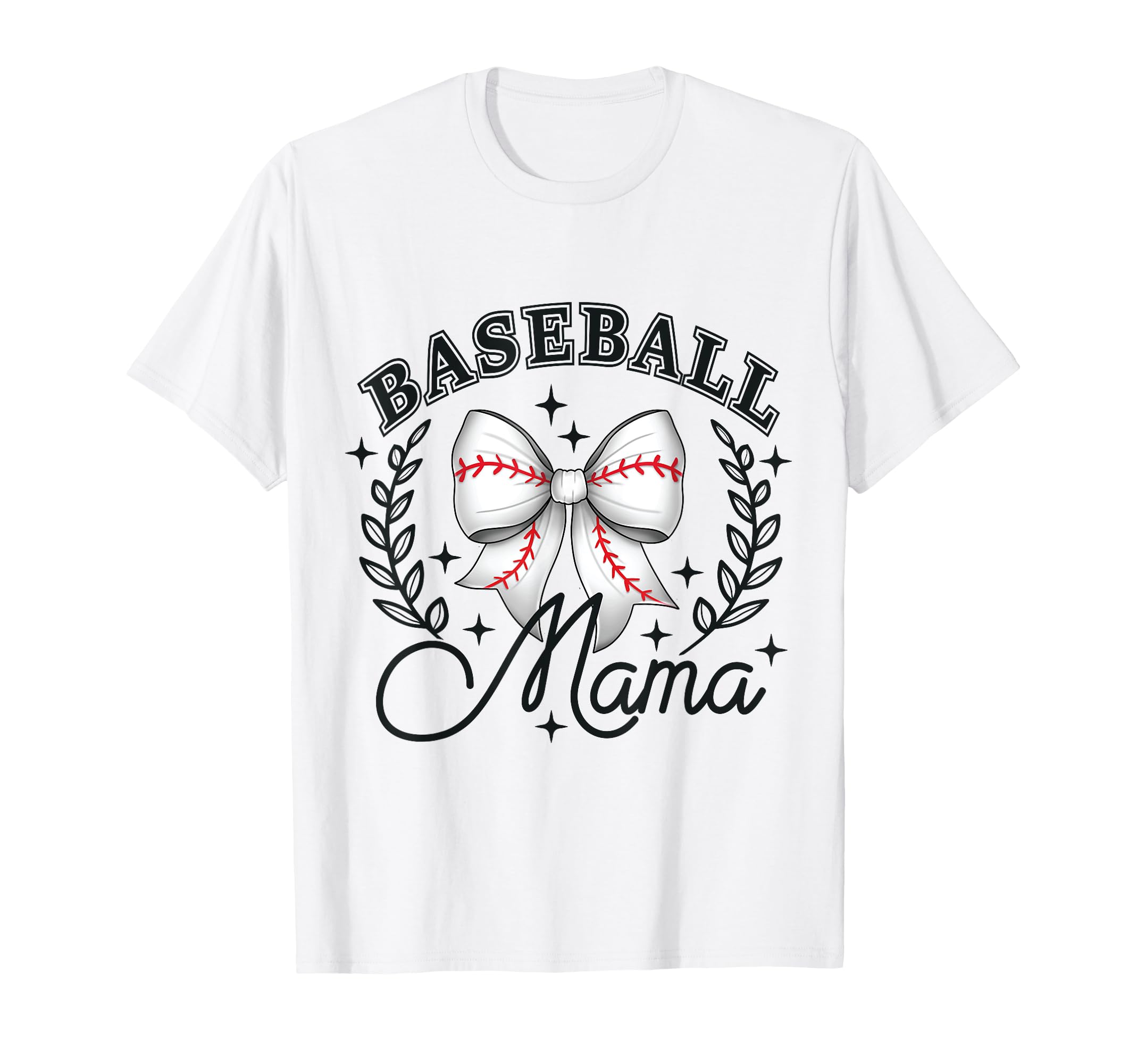 Baseball Mama Coquette Bow Game T-Shirt - Streetwear Style for Adults - T-Shirt, Sweatshirt, Hoodie