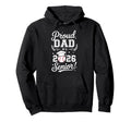 Proud Dad 2026 Senior Baseball Hoodie - Minimalist Print for Adults - T-Shirt, Sweatshirt, Hoodie