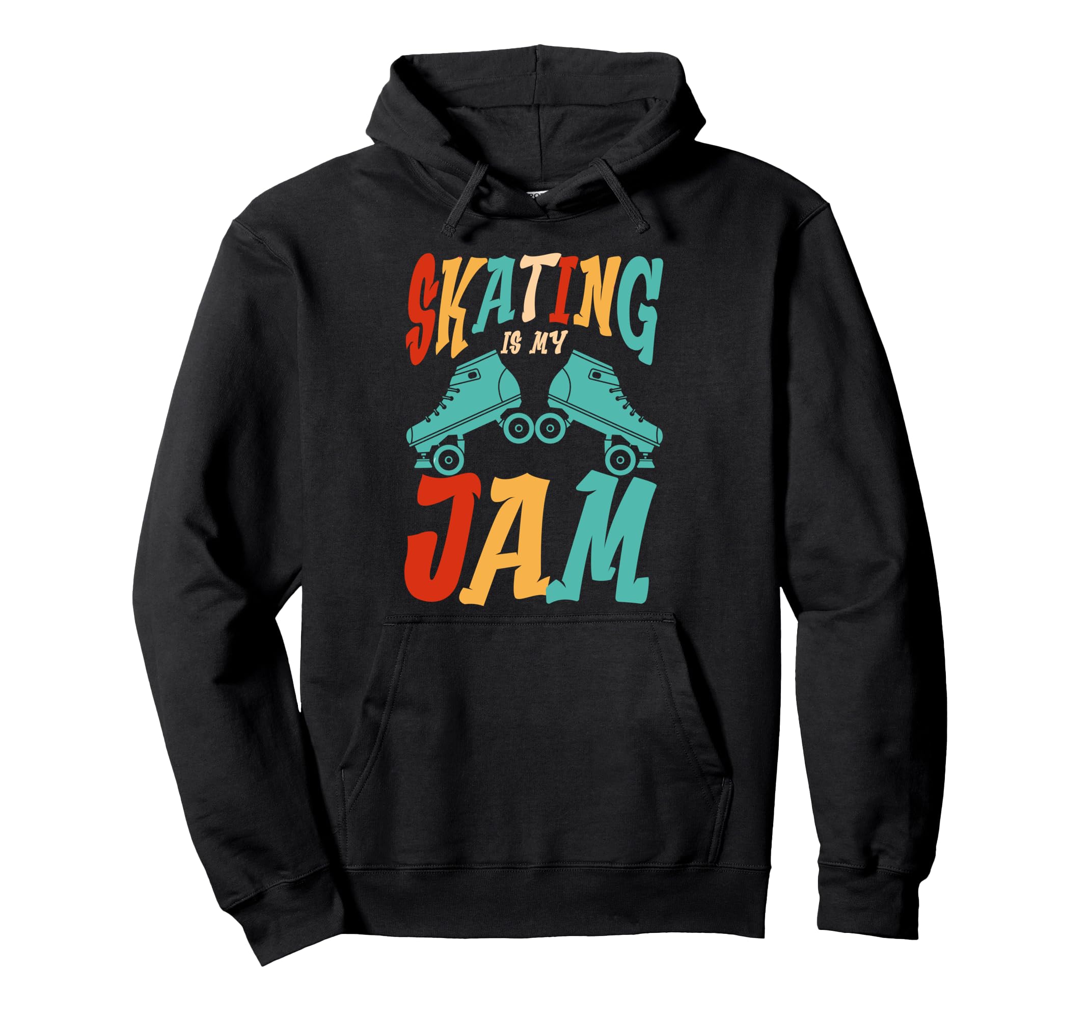 Roller Skating Skate 1970S Skating Is My Hoodie - Graphic Print for Adults - T-Shirt, Sweatshirt, Hoodie