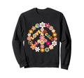 Peace Sign Love 60 S 70 S Shirts Sweatshirt - Unique Graphic for Adults - T-Shirt, Sweatshirt, Hoodie
