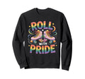 Roller Skate Roller Skating Pride Sweatshirt - Unique Graphic Unisex - T-Shirt, Sweatshirt, Hoodie