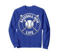 Baseball Mom Life Sweatshirt - Unique Graphic for Adults - T-Shirt, Sweatshirt, Hoodie